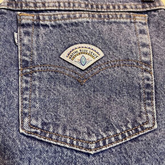 Levi’s Native Blue Vintage 1990 Deadstock NWT Denim Jeans Size 14 (equivalent to - Picture 1 of 13